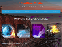 Tablet Screenshot of headlinemedia.com